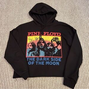 Pink Floyd Cropped Hoodie